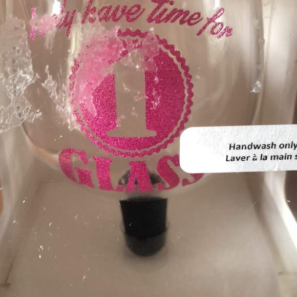 NEW Wine Glass Bottle Topper - I Only Have Time for 1 Glass - Picture 4 of 4